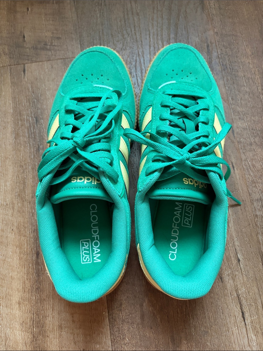 Adidas Breaknet Sleek Women's Shoes Green/Yellow - Picture 4 of 6